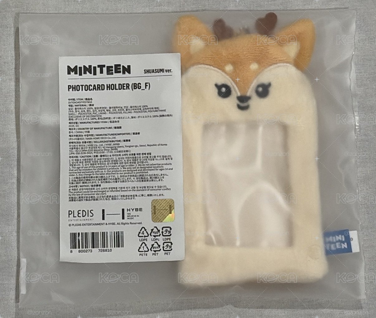 MINITEEN SHUASUMI 卡套