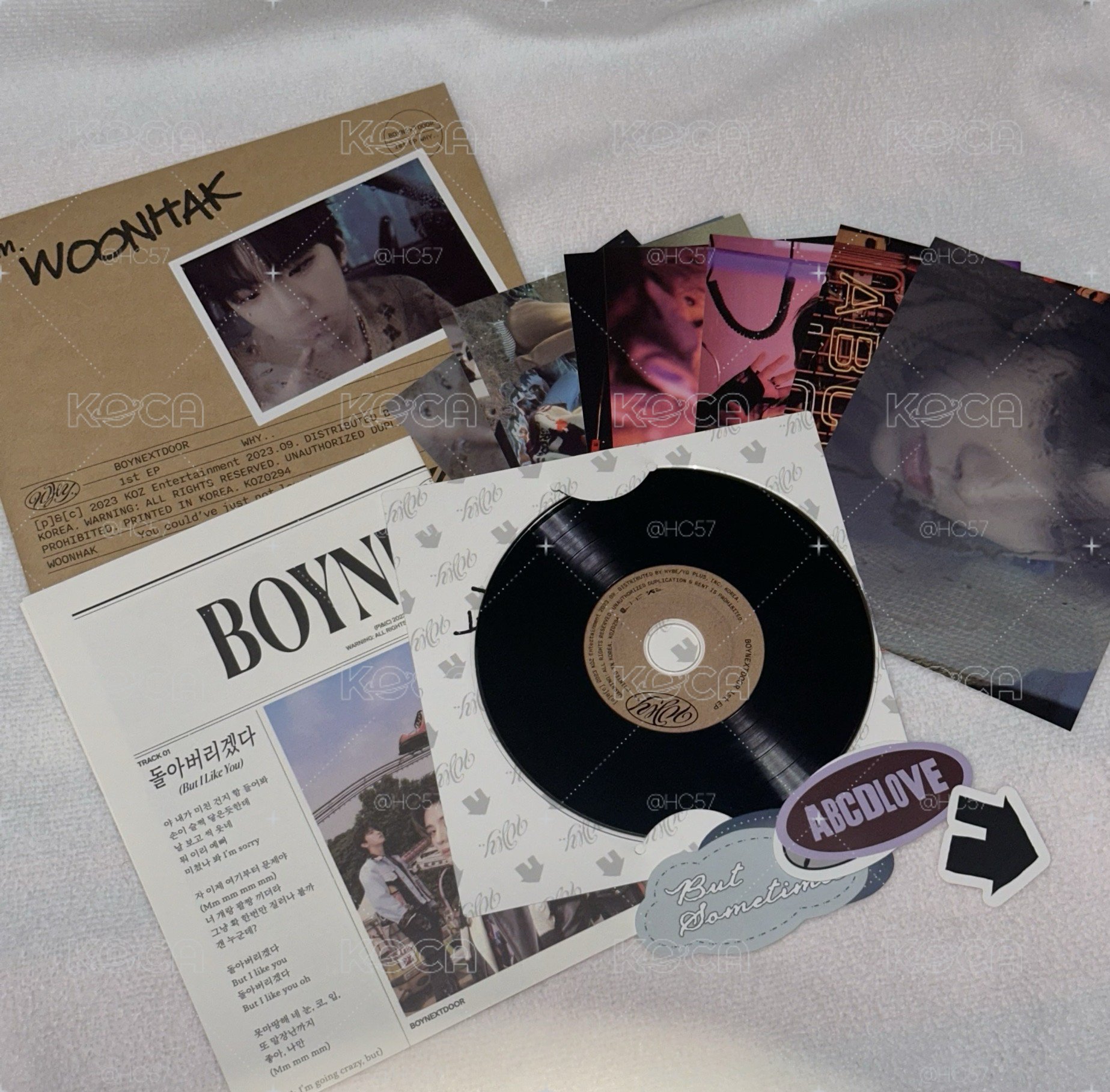 BOYNEXTDOOR 金雲鶴單封空專(WHY)
