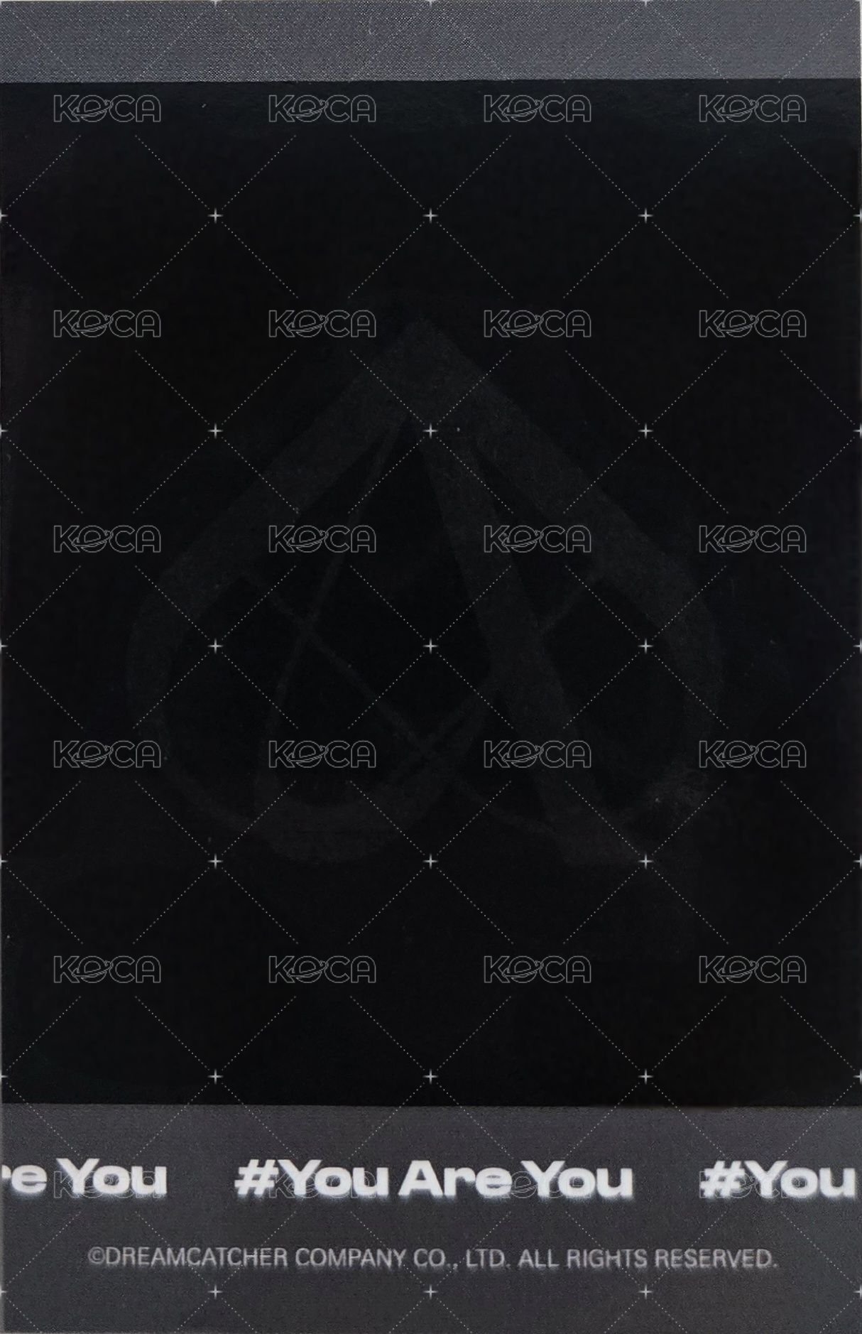 UAU OFFICIAL GOODS 周邊卡 拍立得小卡 背面