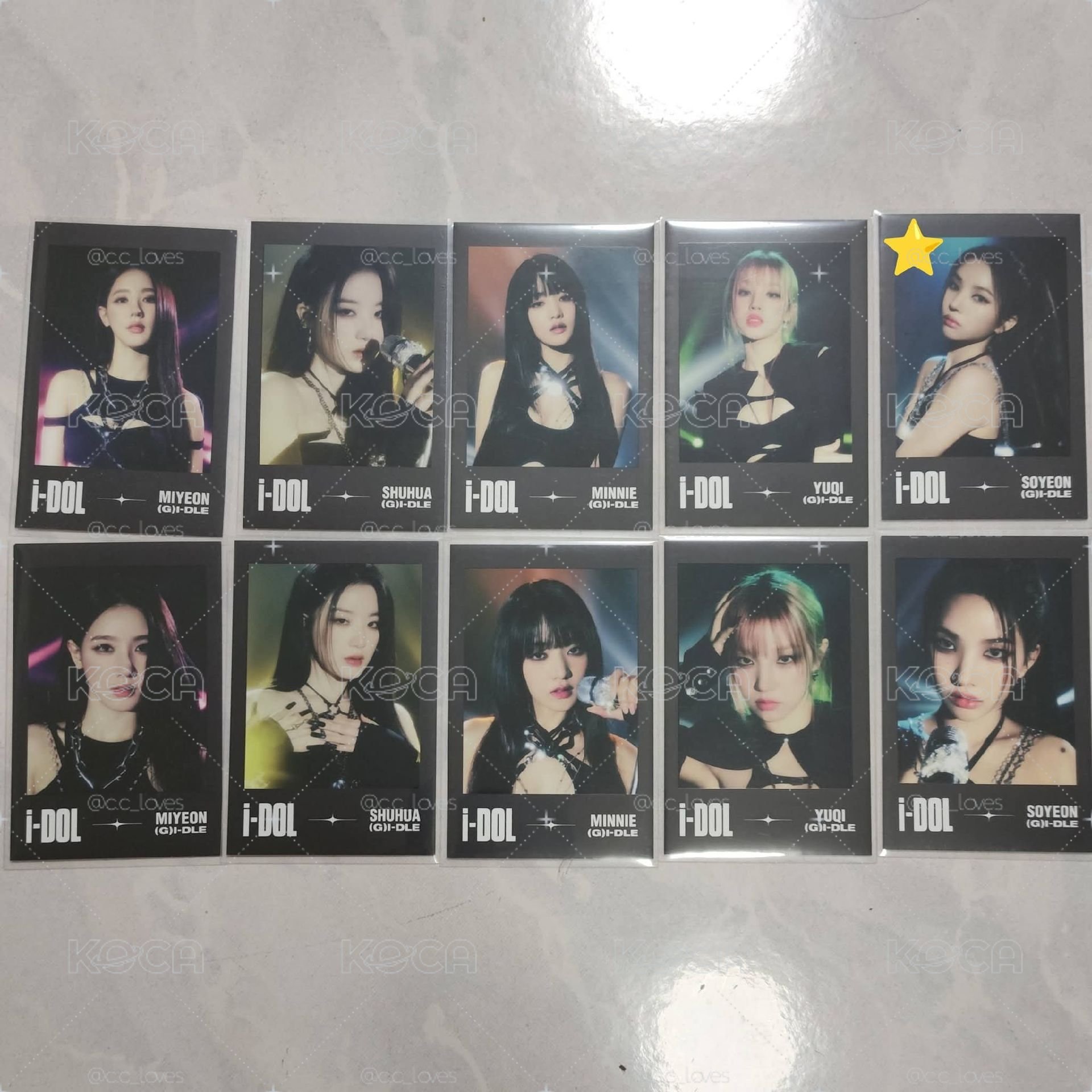 idle24世巡週邊小卡（整套10張