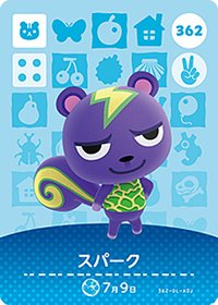 動物森友會 第四彈 362 閃電 amiibo 