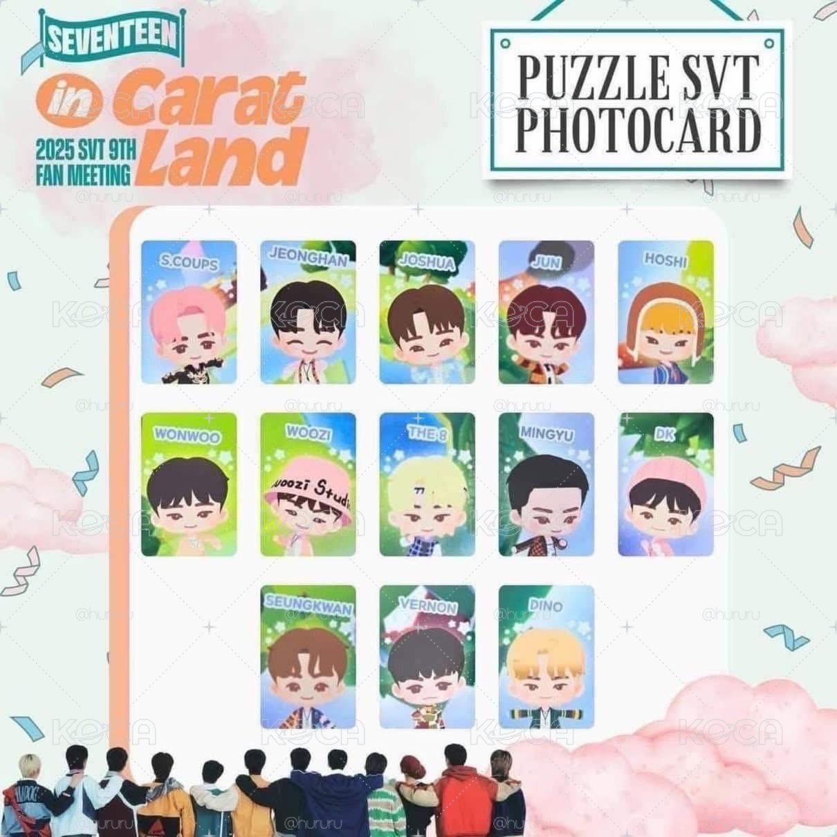 克拉島 Puzzle SVT 遊戲卡 一套13張
