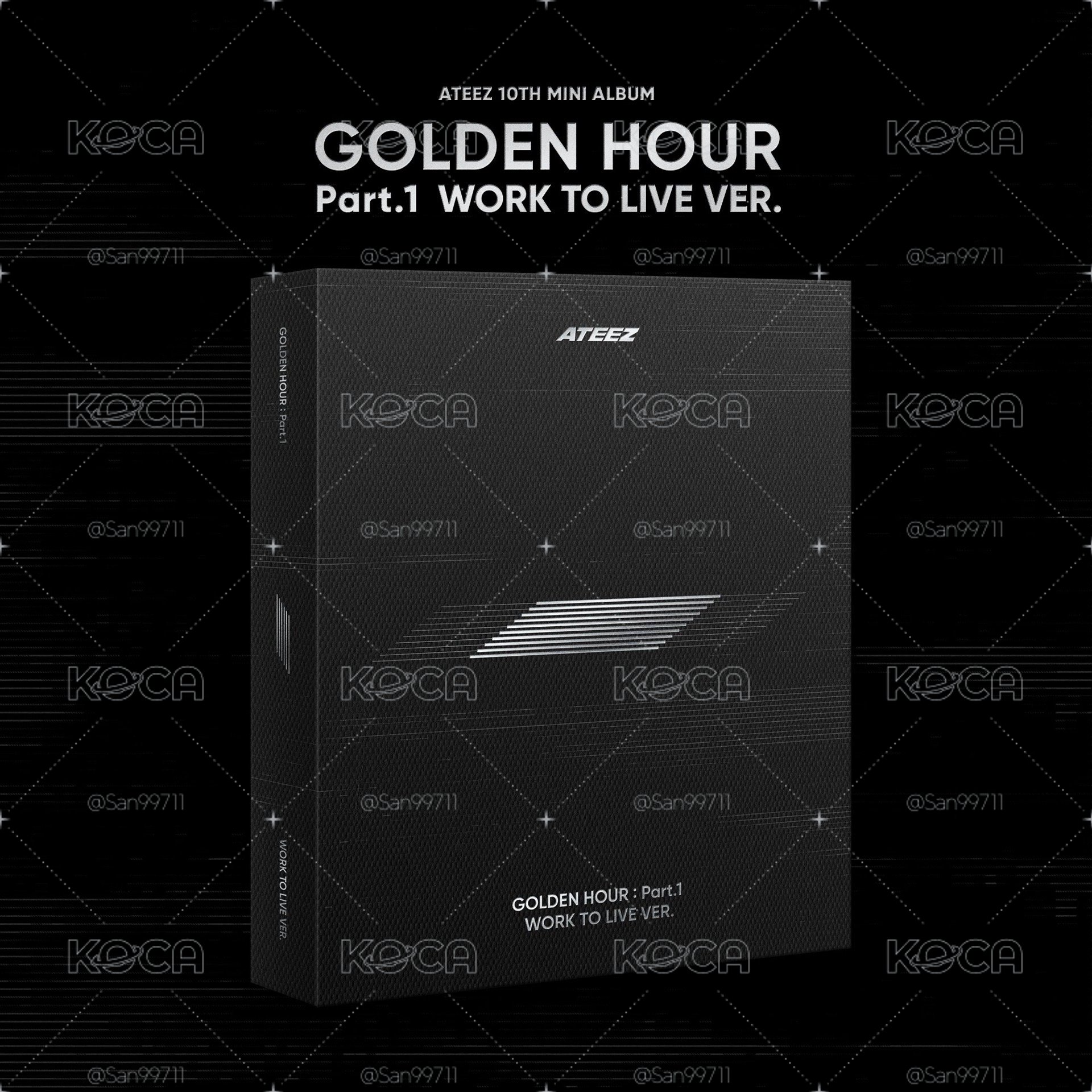 ATEEZ [GOLDEN HOUR : Part.1 'WORK TO LIVE VER. 