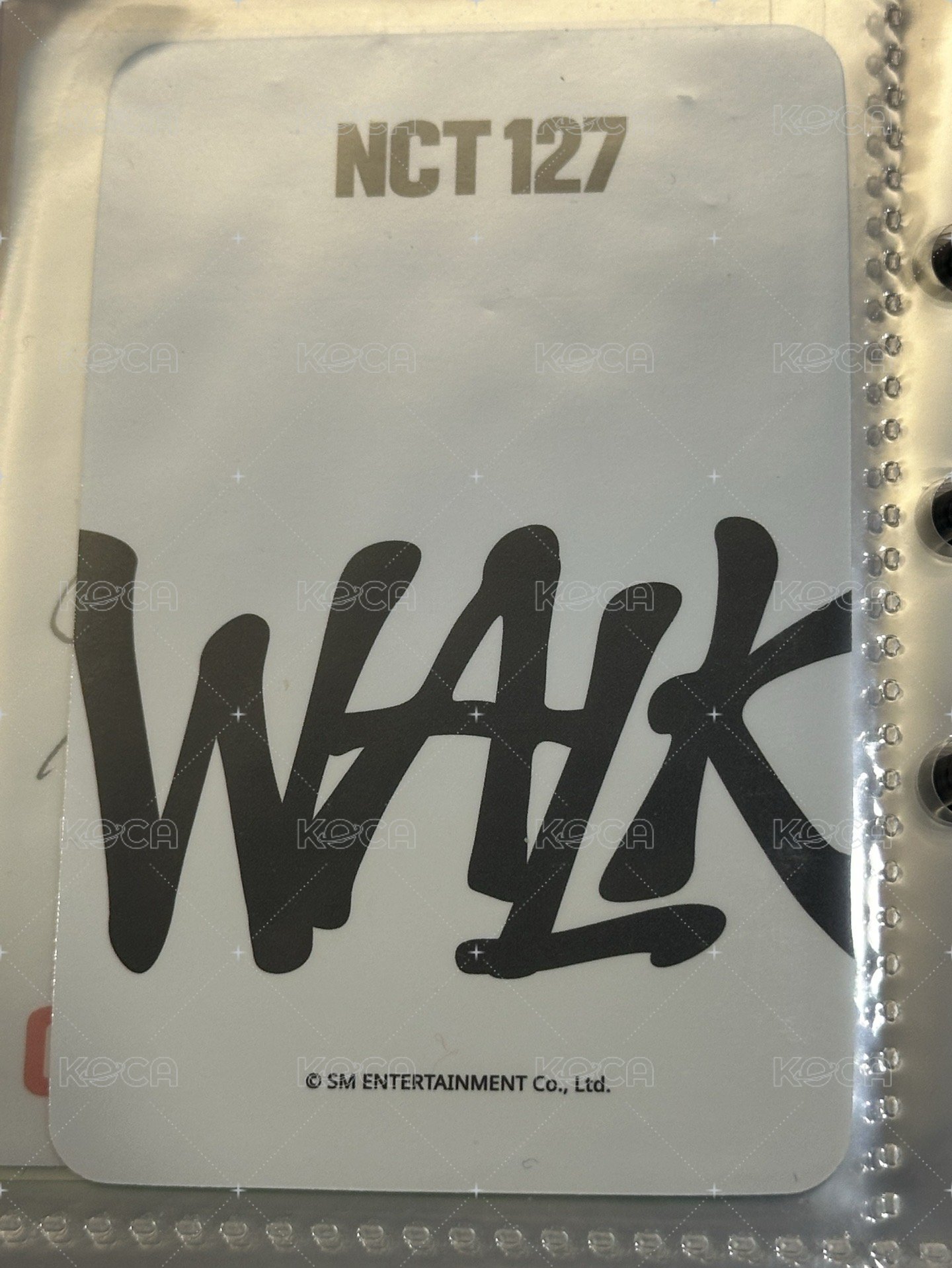 WALK sw 2.0 特典卡  背面