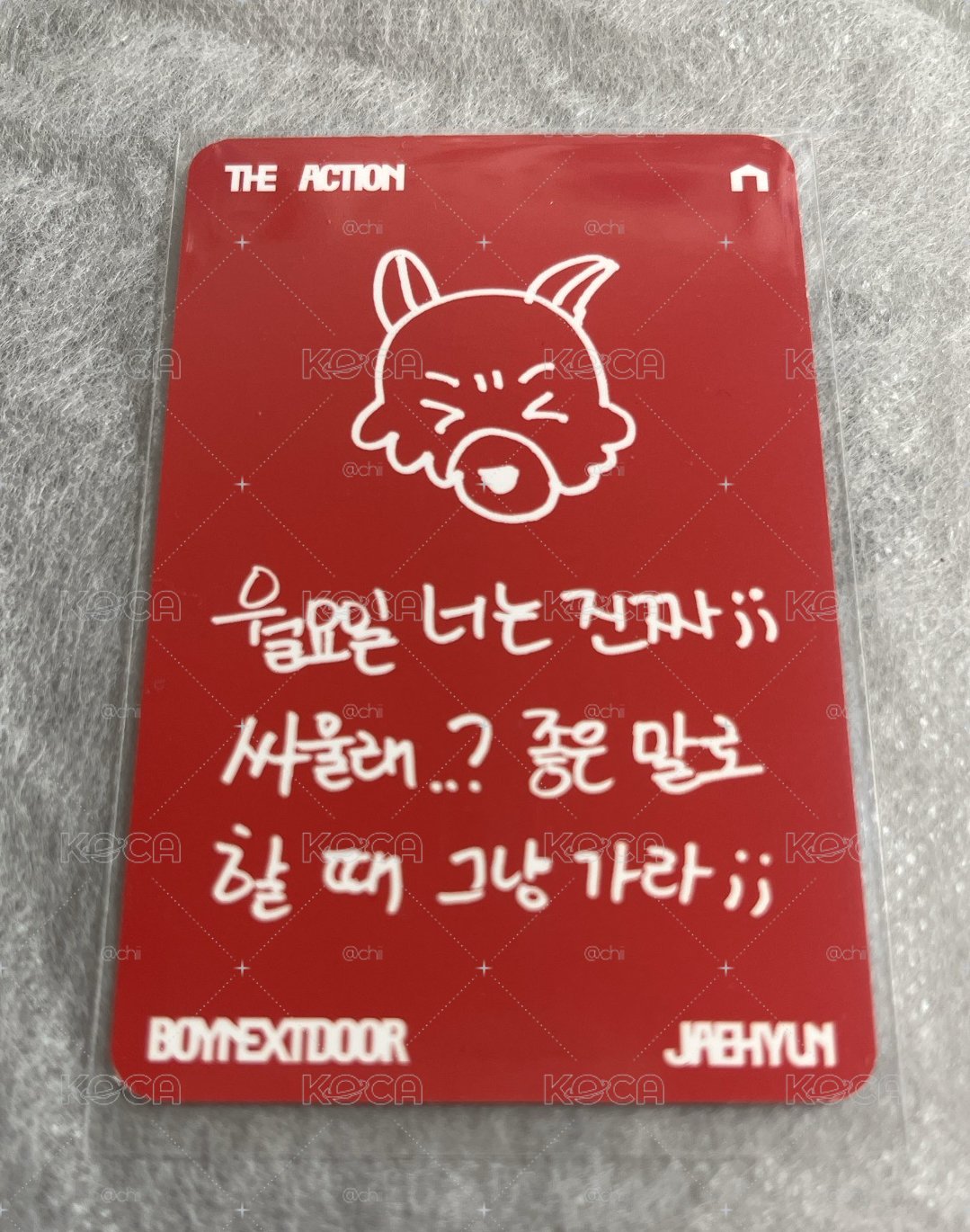 The Action 明宰鉉專輯卡 Play Ver.