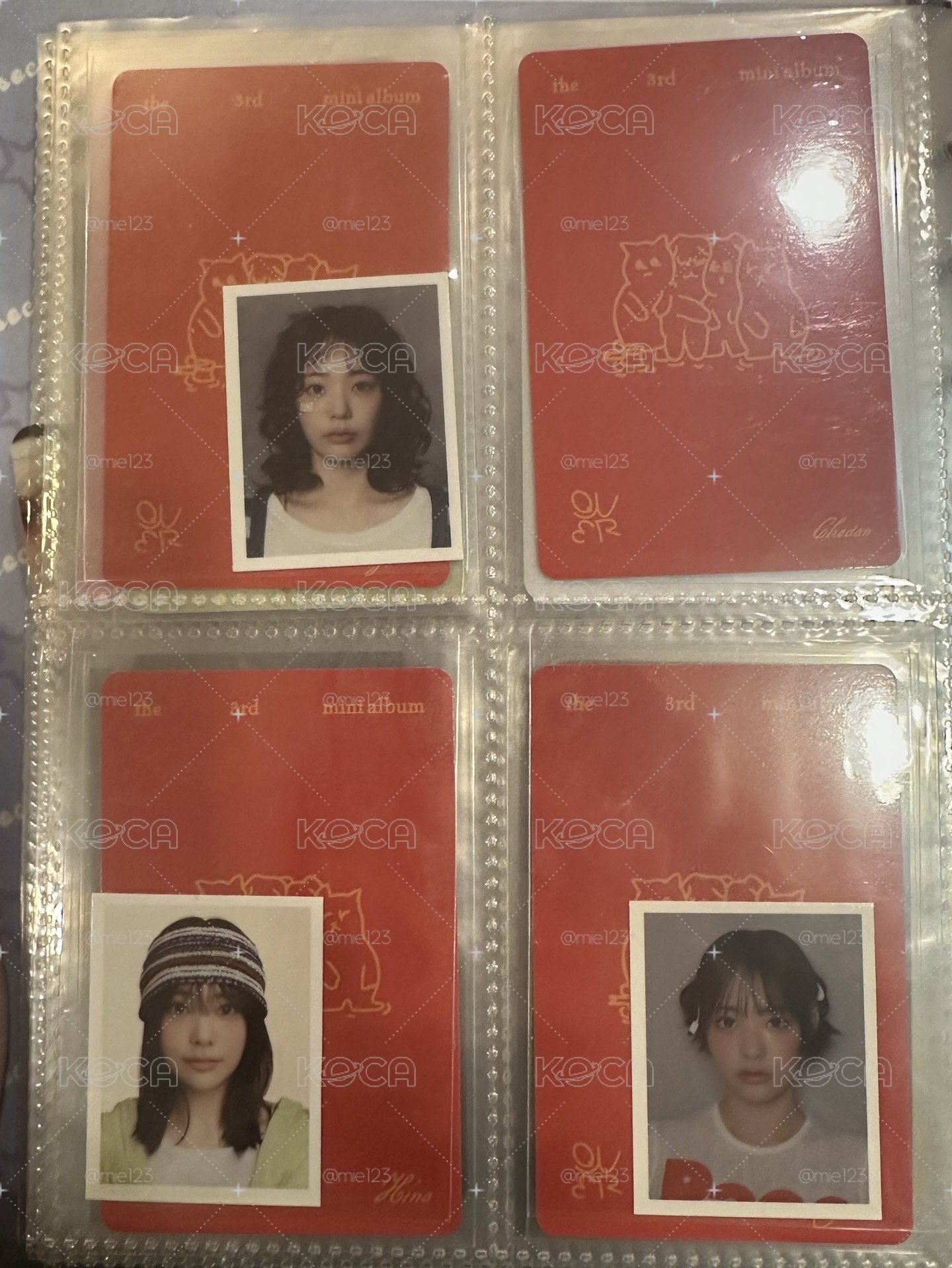 QWER燕證件照三張