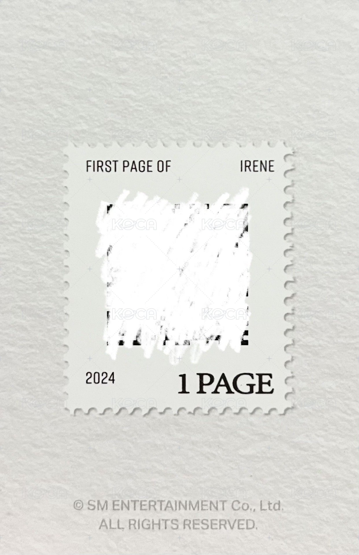 1 Page of IRENE QR卡 周邊卡  背面