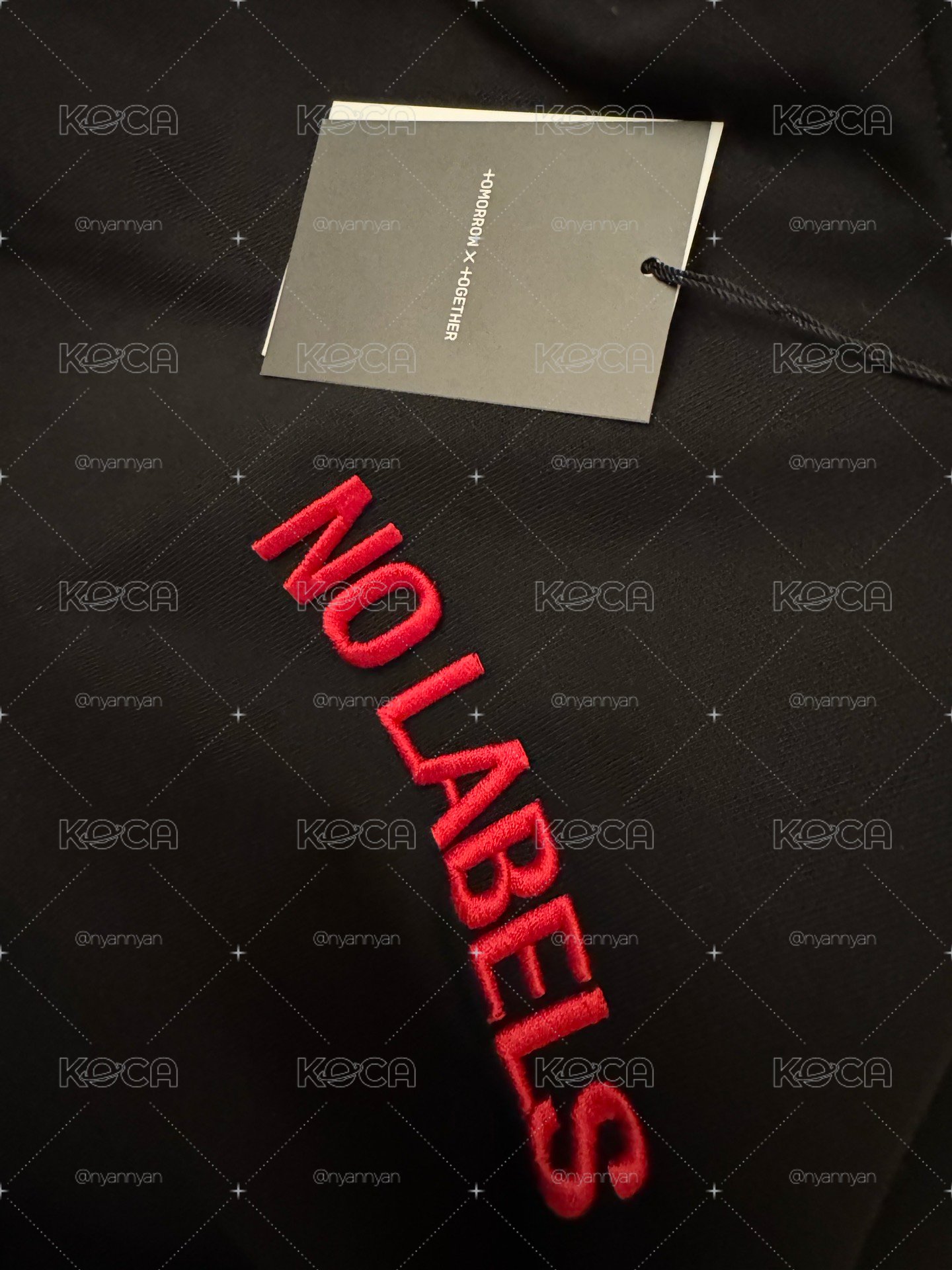 NO LABELS帽T 崔然竣TXT