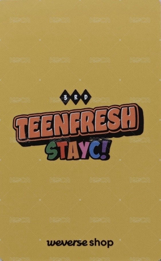 Bubble wvs 幸運卡  背面