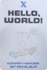 HELLO,WORLD! 專輯卡 Tutorial ver. 背面