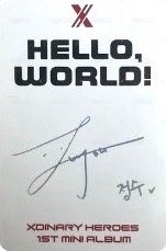 HELLO,WORLD! 專輯卡 Tutorial ver. 背面