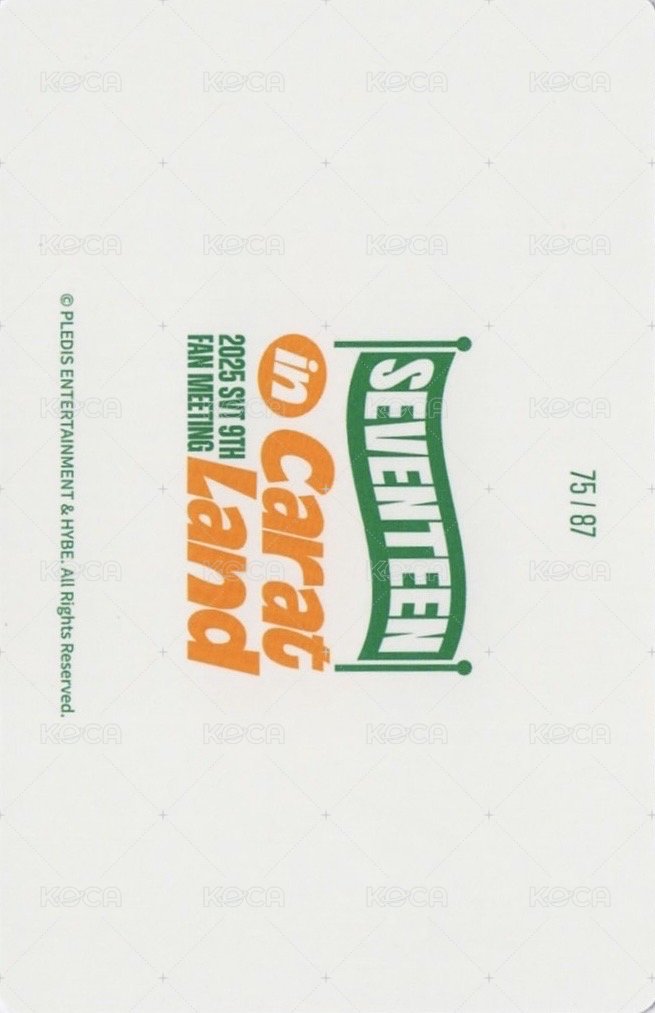 25‘克拉島 隨機卡 團體卡75 背面