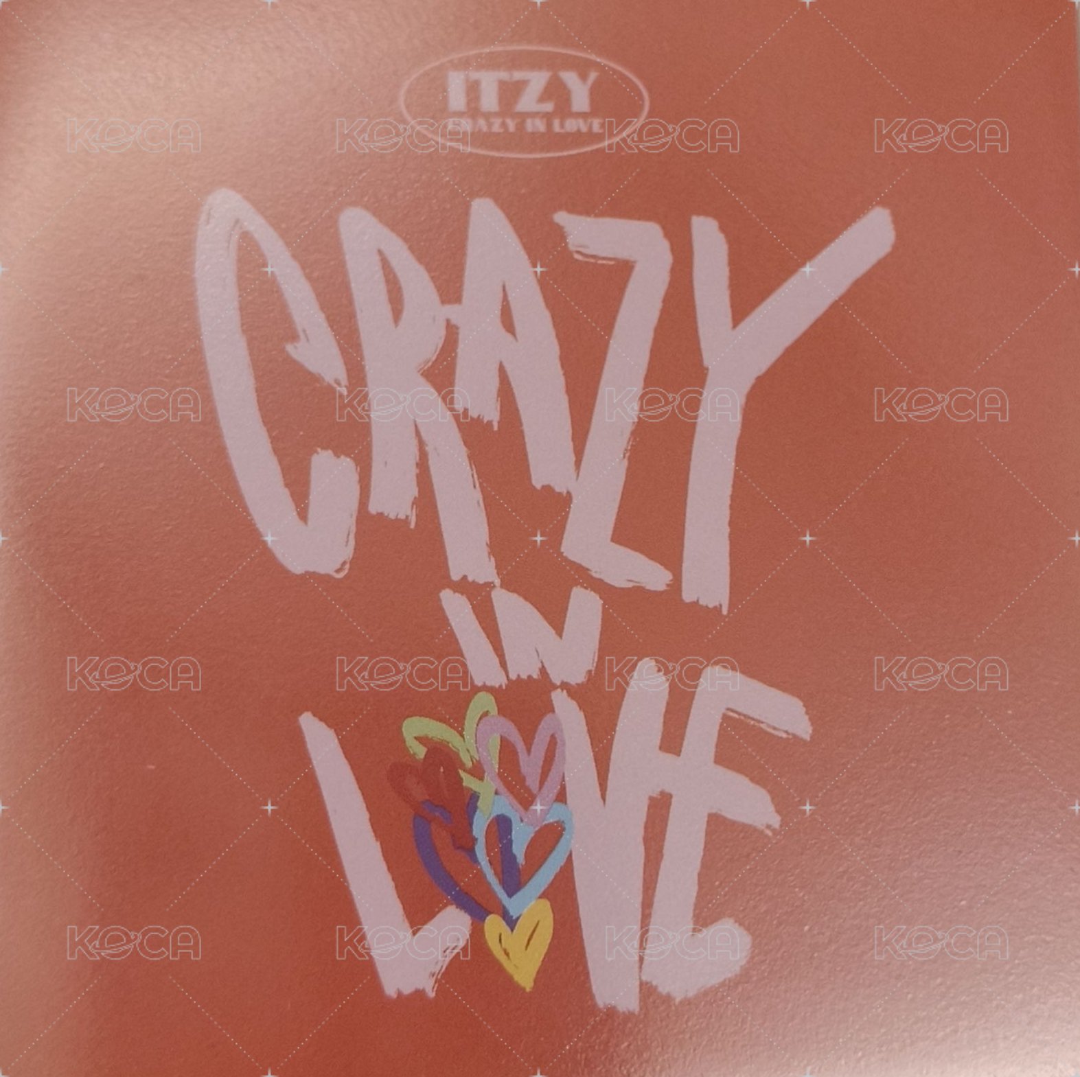 CRAZY IN LOVE 專輯卡 預售禮 背面