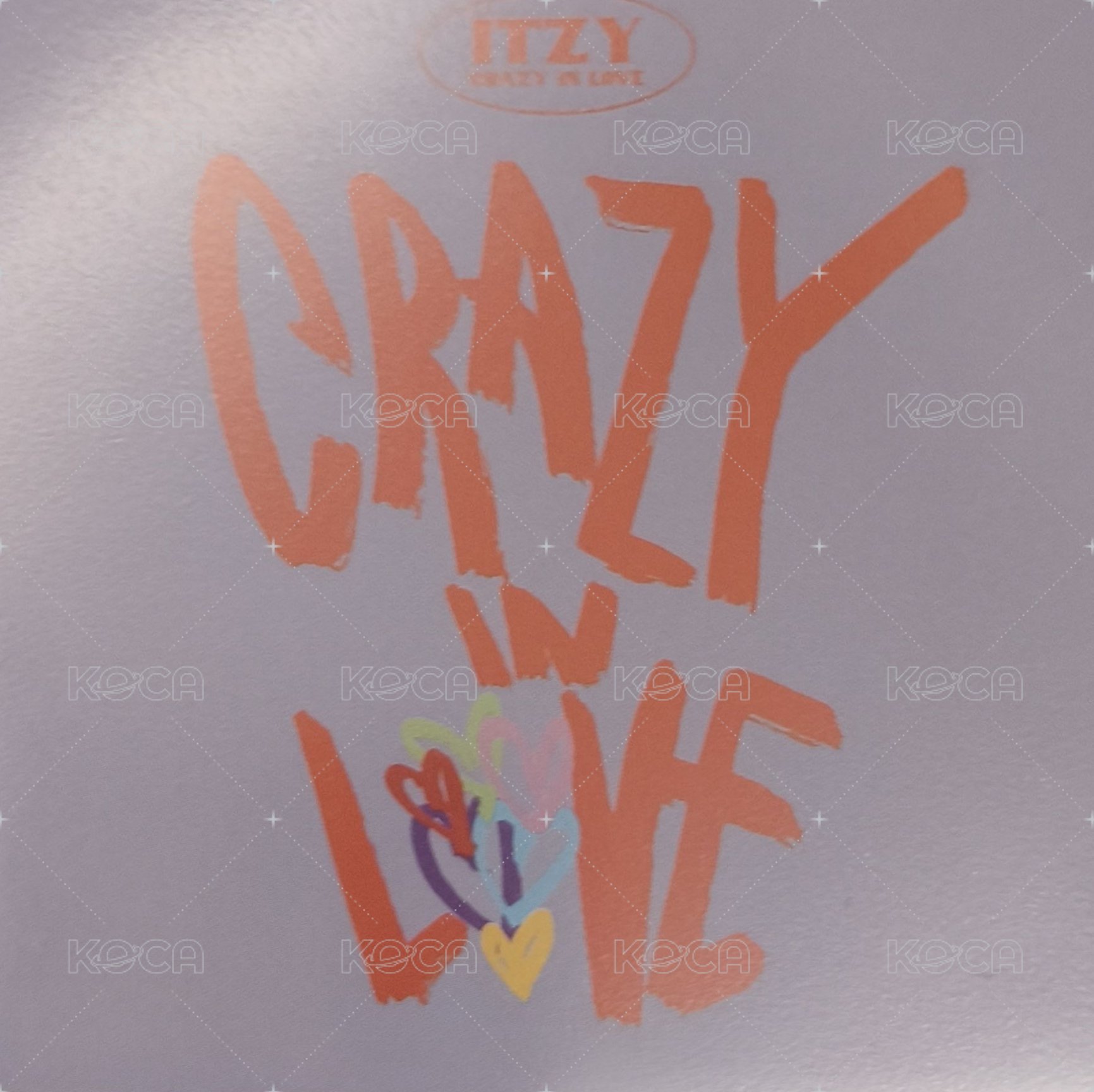 CRAZY IN LOVE 專輯卡 預售禮 背面