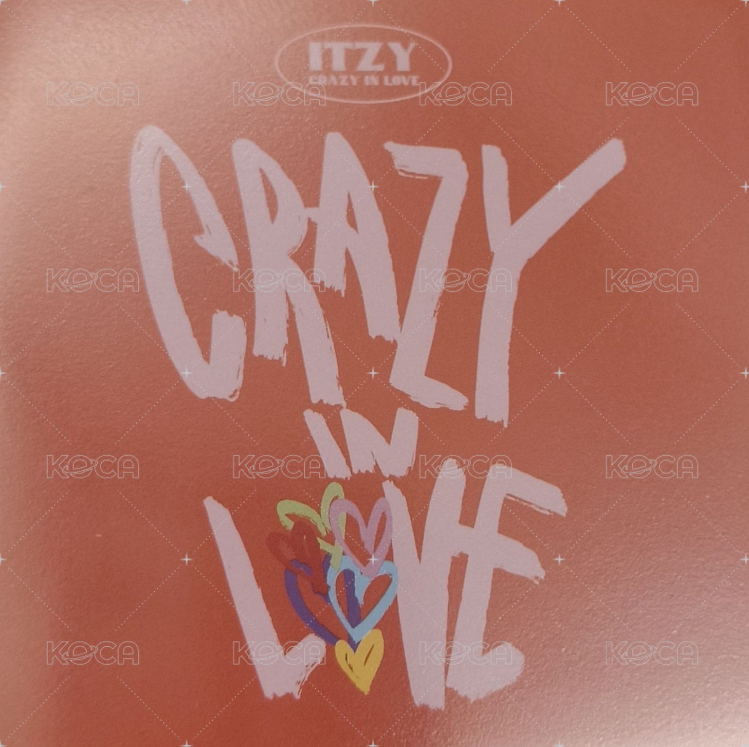 CRAZY IN LOVE 專輯卡 預售禮 背面