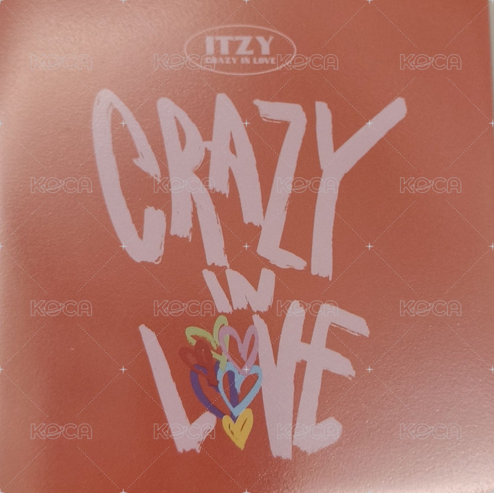 CRAZY IN LOVE 專輯卡 預售禮 背面