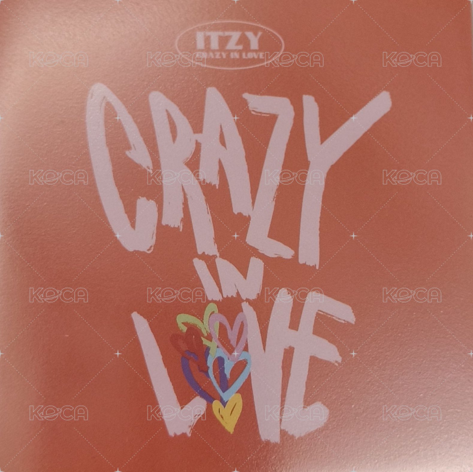 CRAZY IN LOVE 專輯卡 預售禮 背面