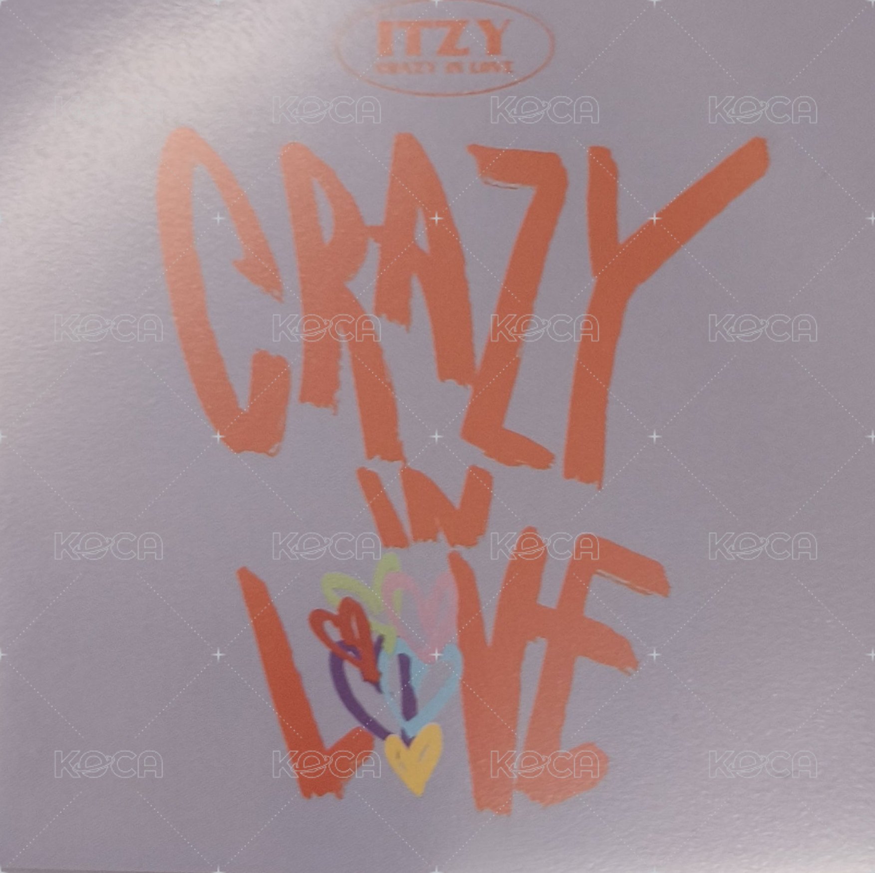 CRAZY IN LOVE 專輯卡 預售禮 背面