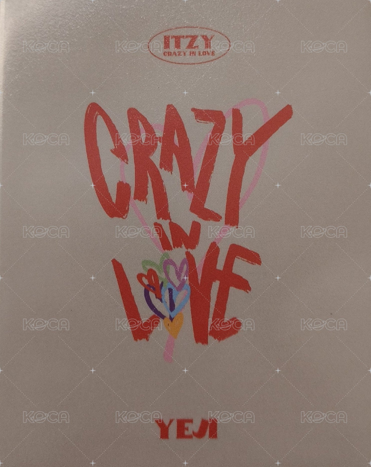 CRAZY IN LOVE 專輯卡 拍立得 背面