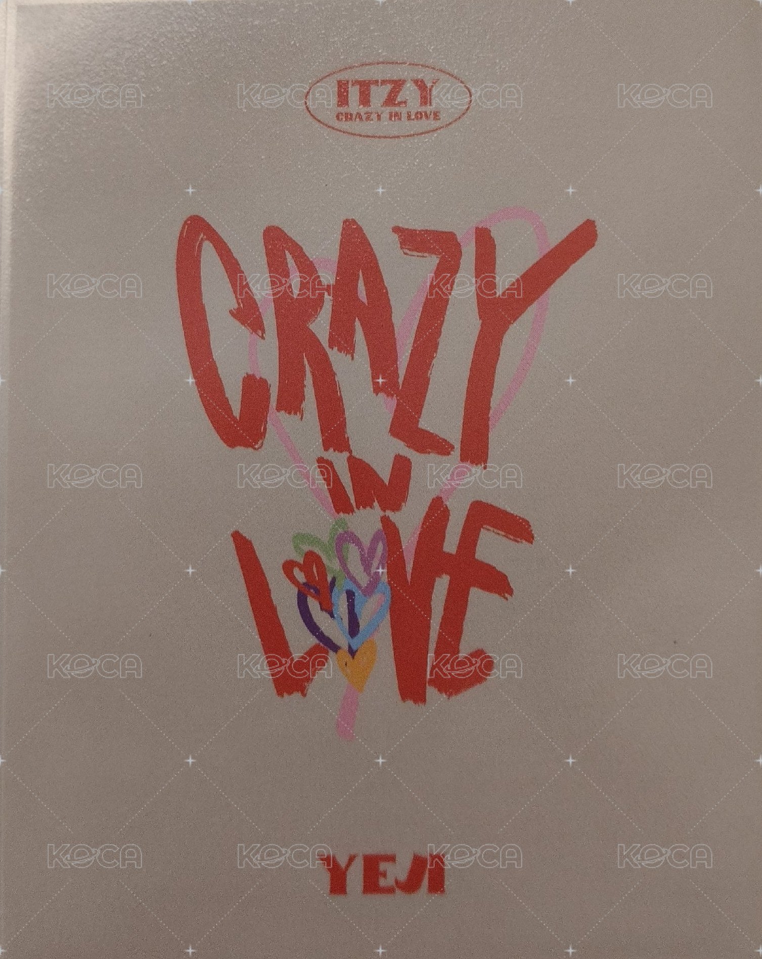 CRAZY IN LOVE 專輯卡 拍立得 背面