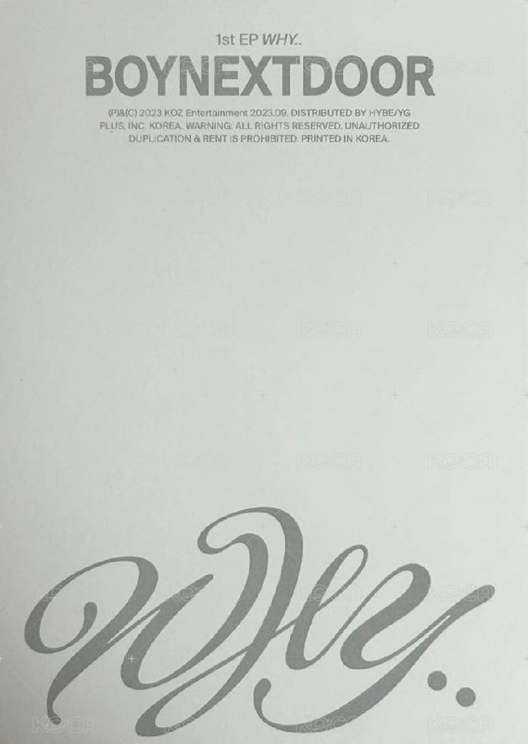 WHY.. 專輯 明信片 MOODY ver. 背面