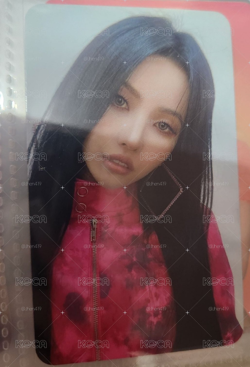 i-dle 正規一 am幸運卡 小娟
