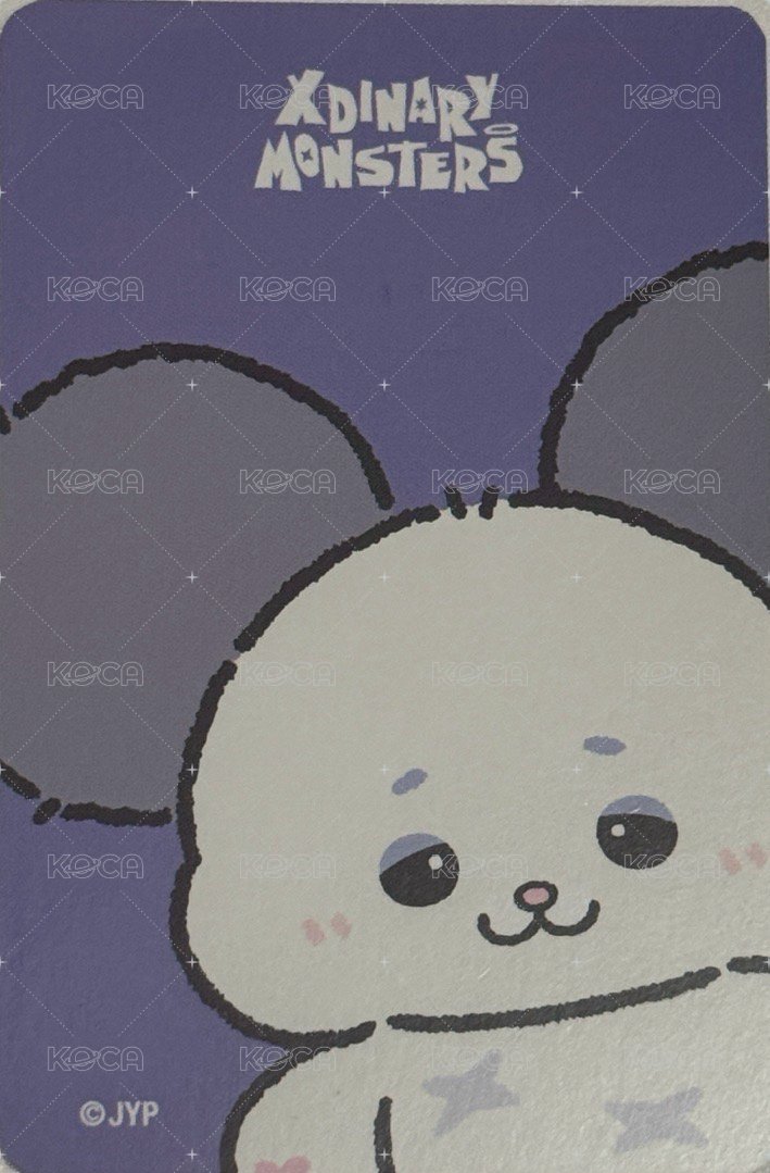 THE XCAPE 周邊卡 Xdinary Monsters卡冊 背面