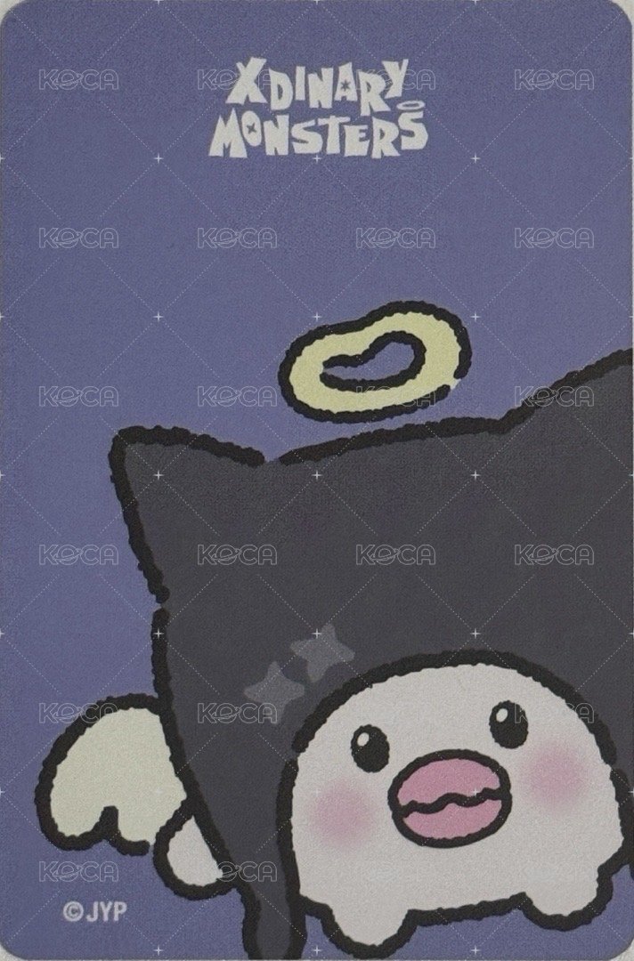THE XCAPE 周邊卡 Xdinary Monsters卡冊 背面
