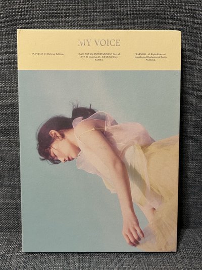 太妍 my voice 豪華藍 空專(PB+CD) 無小卡