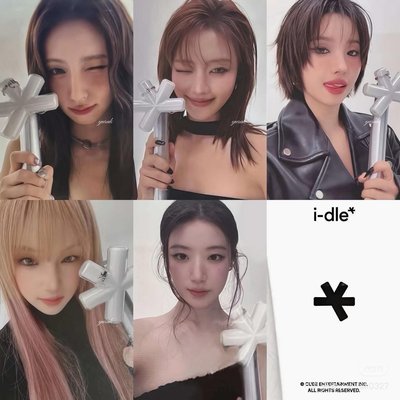 I-dle 三代手燈卡