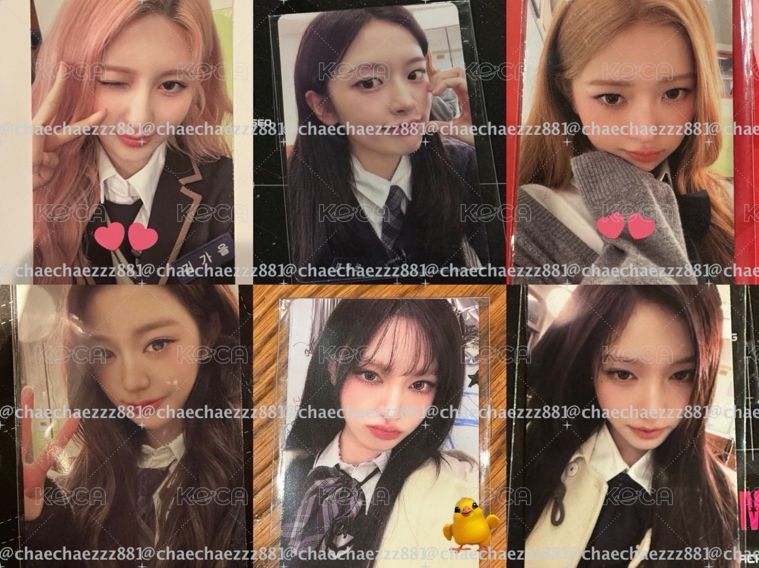 IVE 黑洞 打歌卡