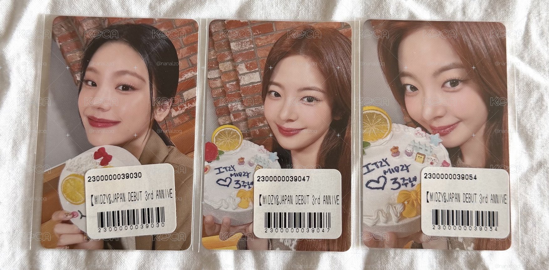 ITZY 日本一番賞小卡