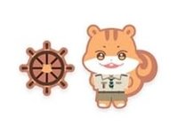 ANITEEZ IN TREASURE 徽章 STITCH WAPPEN SET