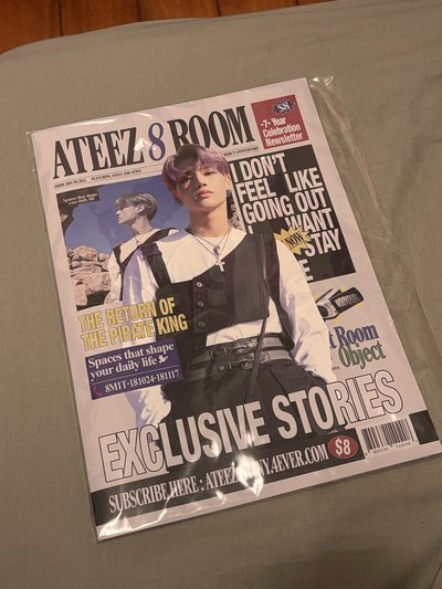 ATEEZ /8room 雜誌風海報組鄭友榮