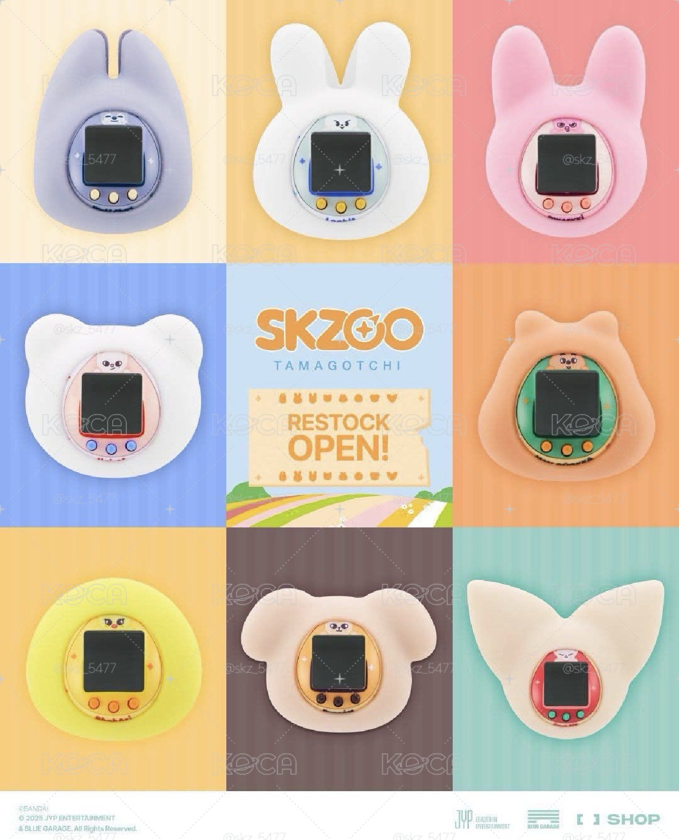 SKZOO 電子雞 辰 含一套卡