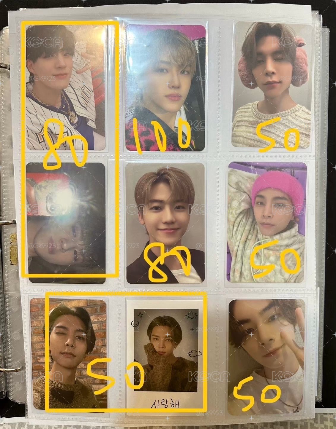 NCT / Way V 小卡