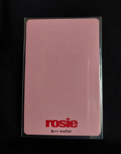 BLACKPINK Rosé rosie快閃店入場卡