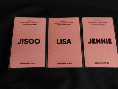 BLACKPINK 韓區早鳥會員禮