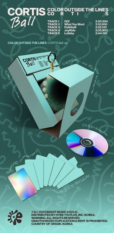 預購 CORTIS - [COLOR OUTSIDE THE LINES]  Ball ver.球專⚠️請先詳閱說明⚠️