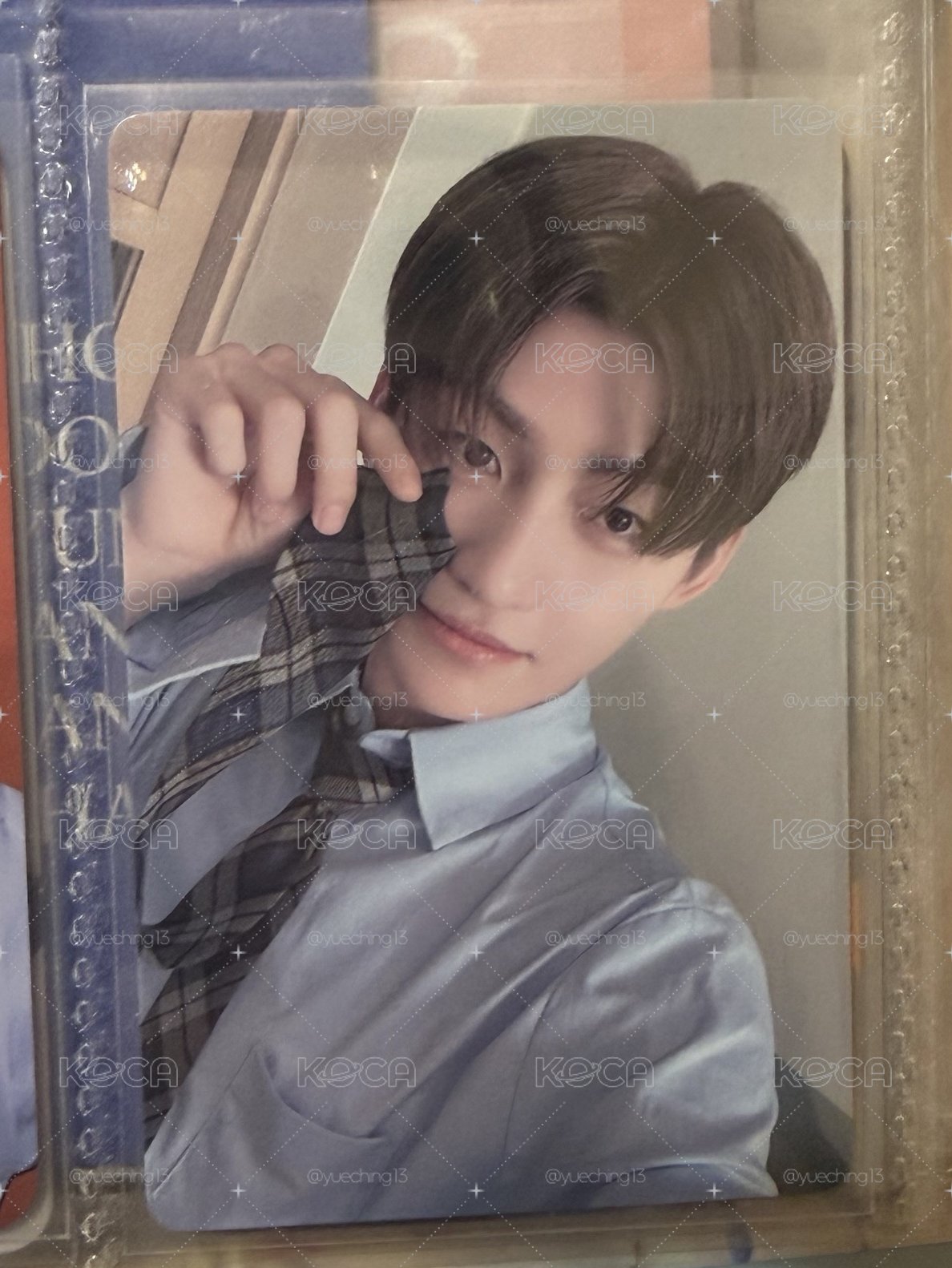 Sparkling Blue yzy 2.0 簽售卡 韓志薰 jihoon