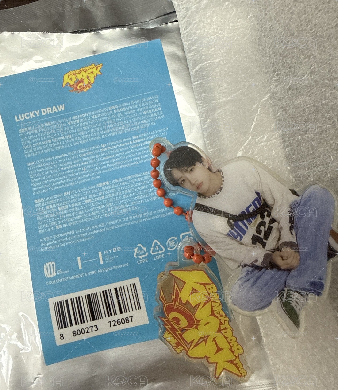 金雲鶴Knock on吊飾
