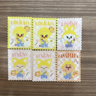 2025 SKZOO快閃店 壓克力貼紙 幼稚園 🐺🐤🦊🐰🐿️