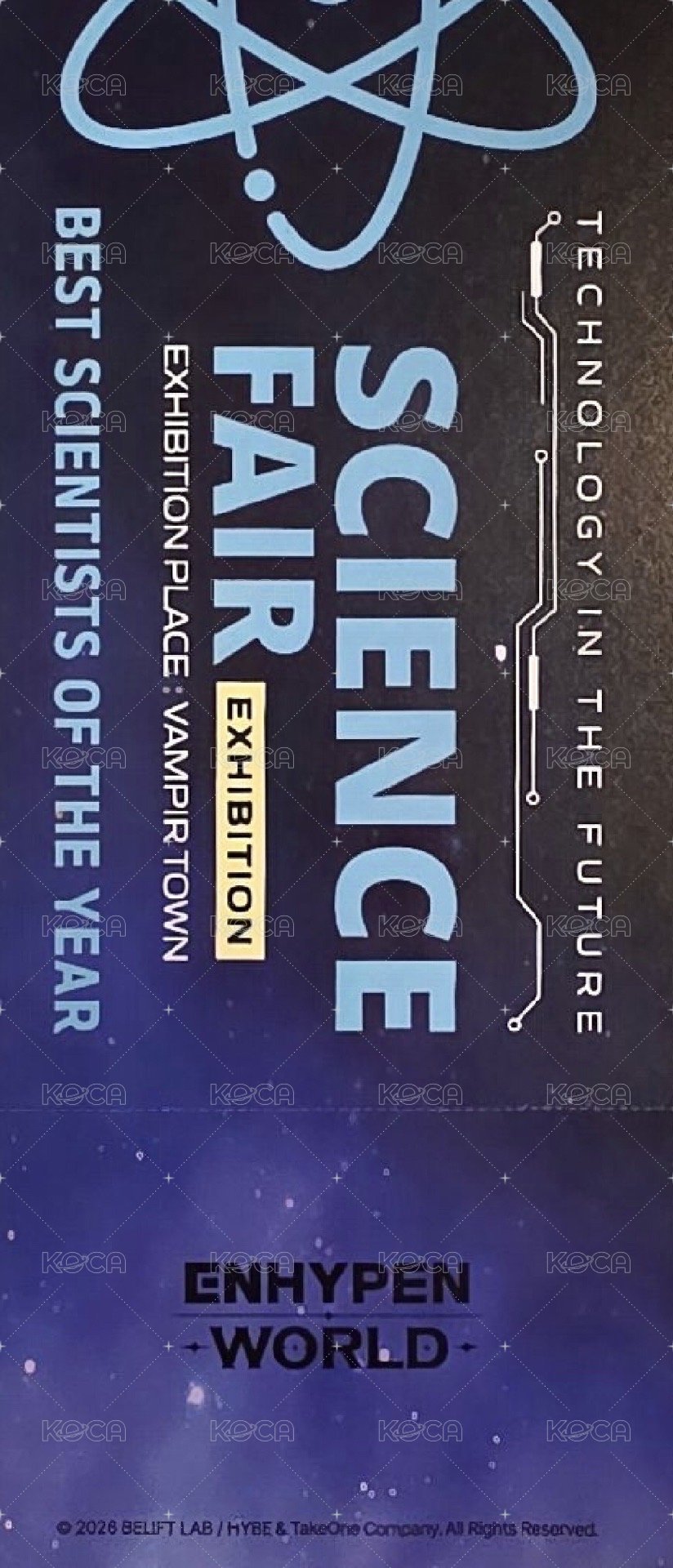 科學家 書籤BASIC ver. 隨機卡  背面