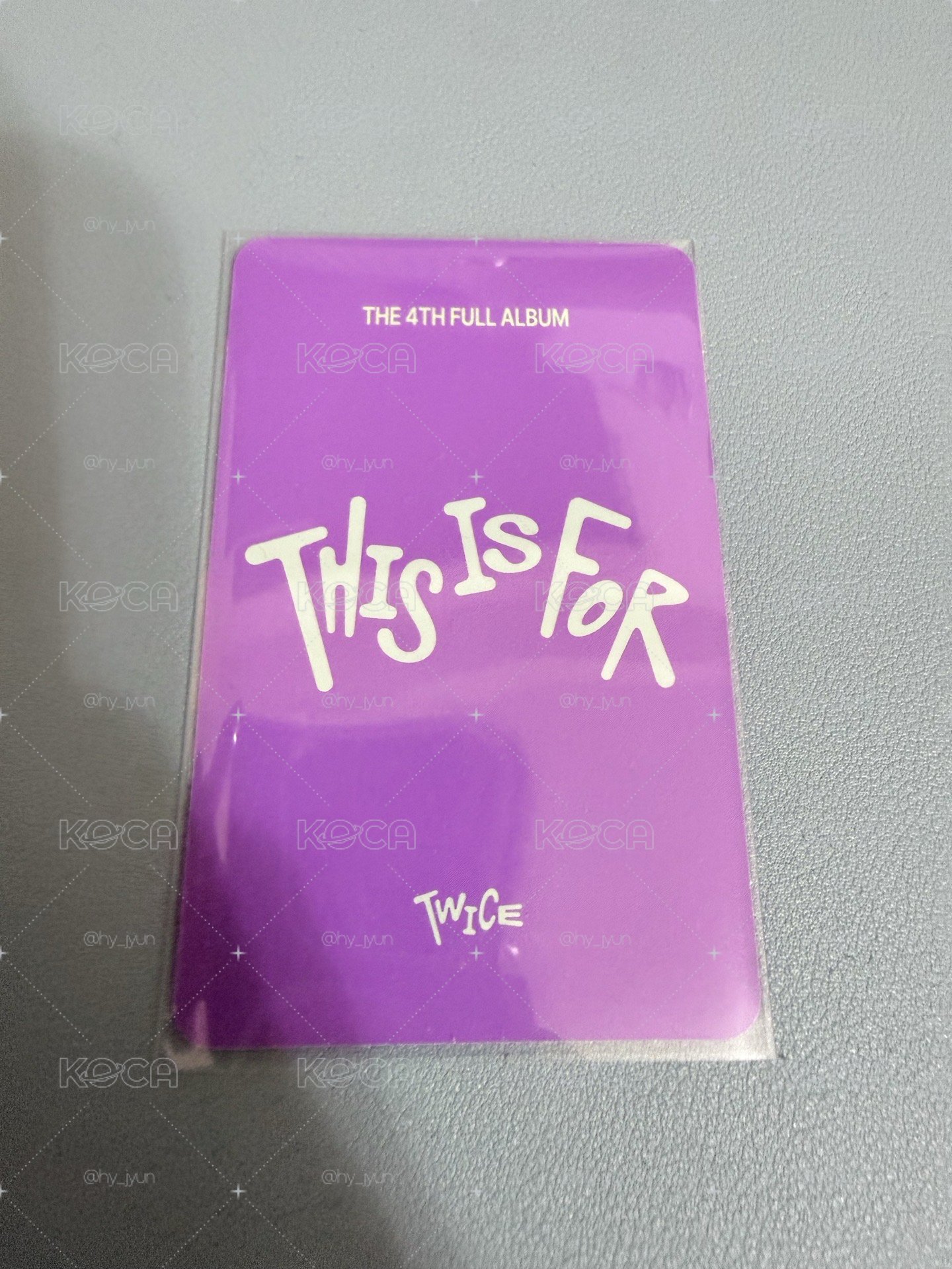 TWICE 多賢 This is for 專輯小卡