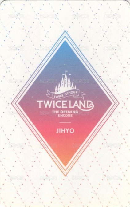 一巡安可 演唱會 DVD / CD 卡  背面