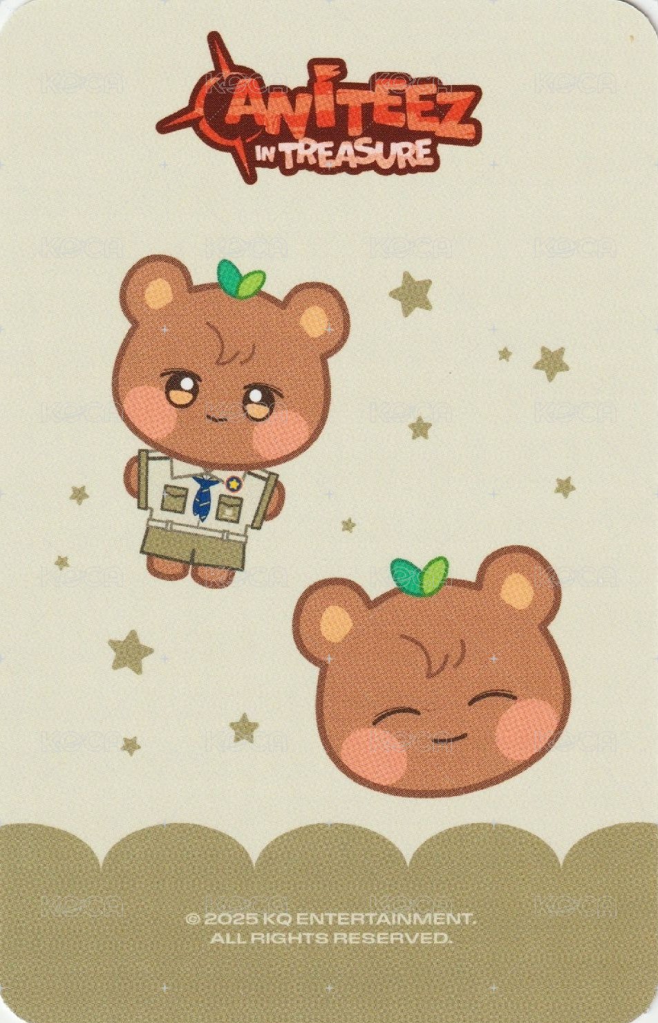 ANITEEZ IN TREASURE 周邊卡 STICON 背面