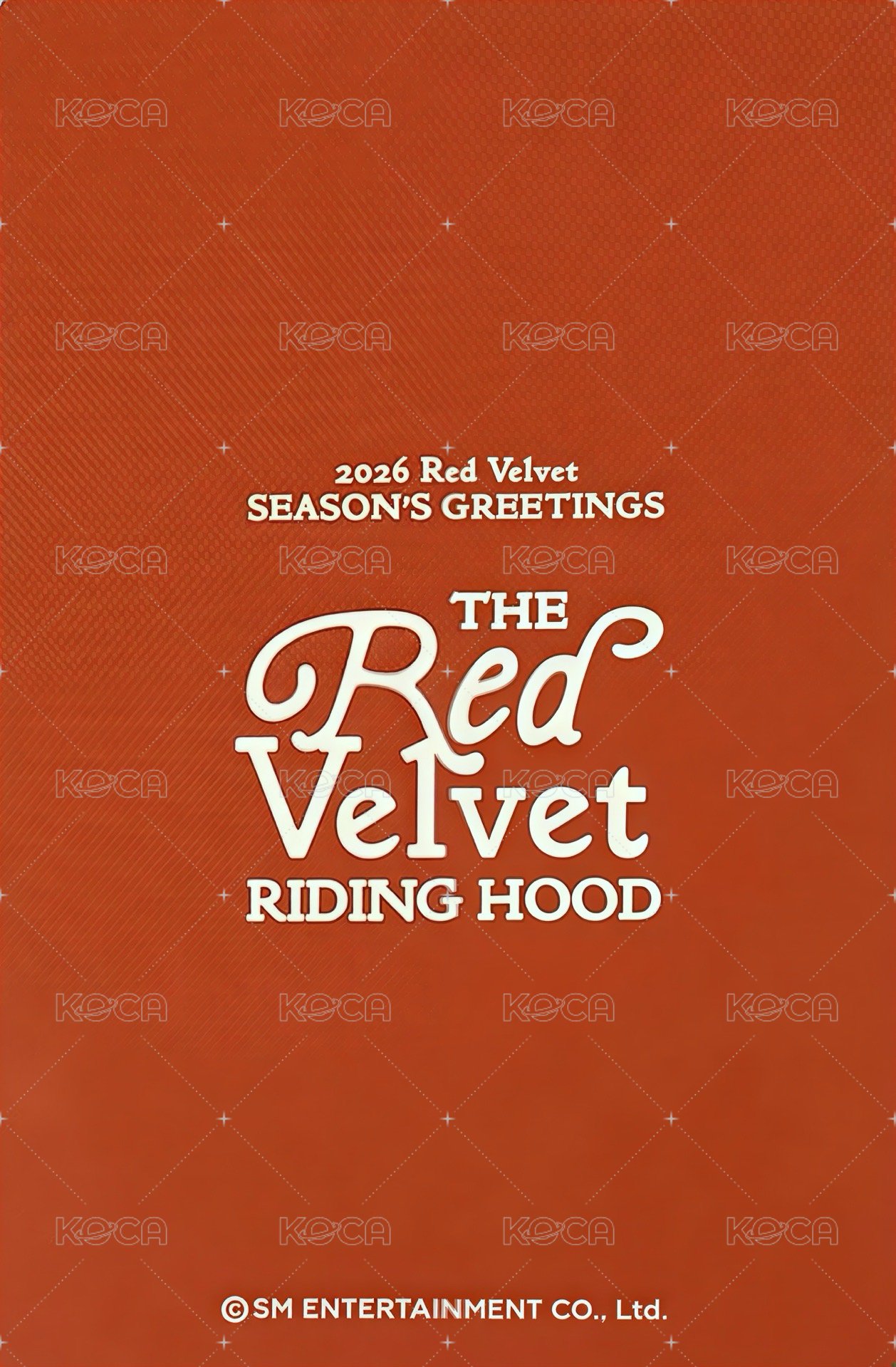 2026年曆 sm jp 特典卡  背面