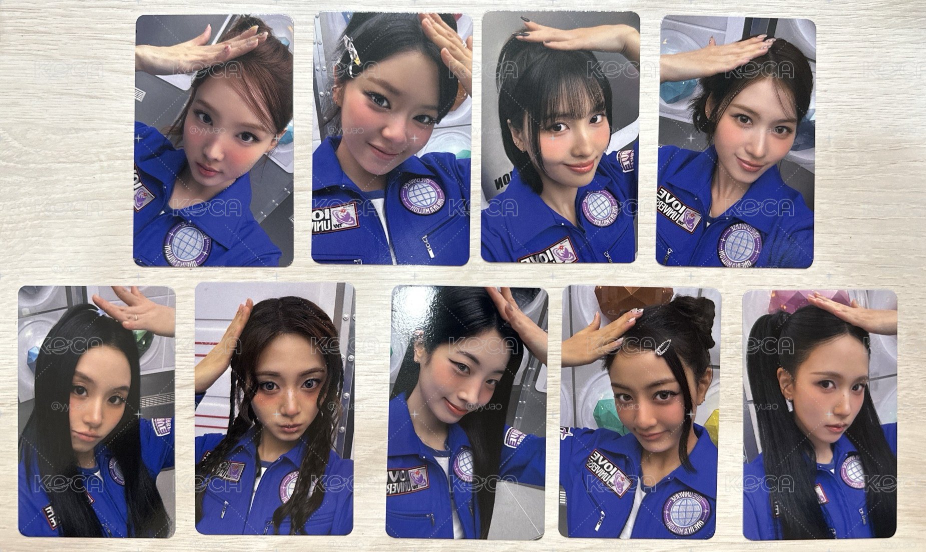 TWICE 十週年快閃店任務卡