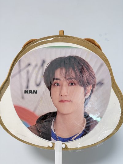 韓知城 扇子+扇套