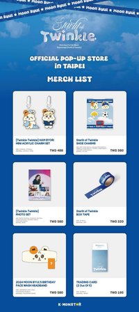 Moon Byul Starlit of Twinkle OFFICIAL POP-UP STORE in Taipei